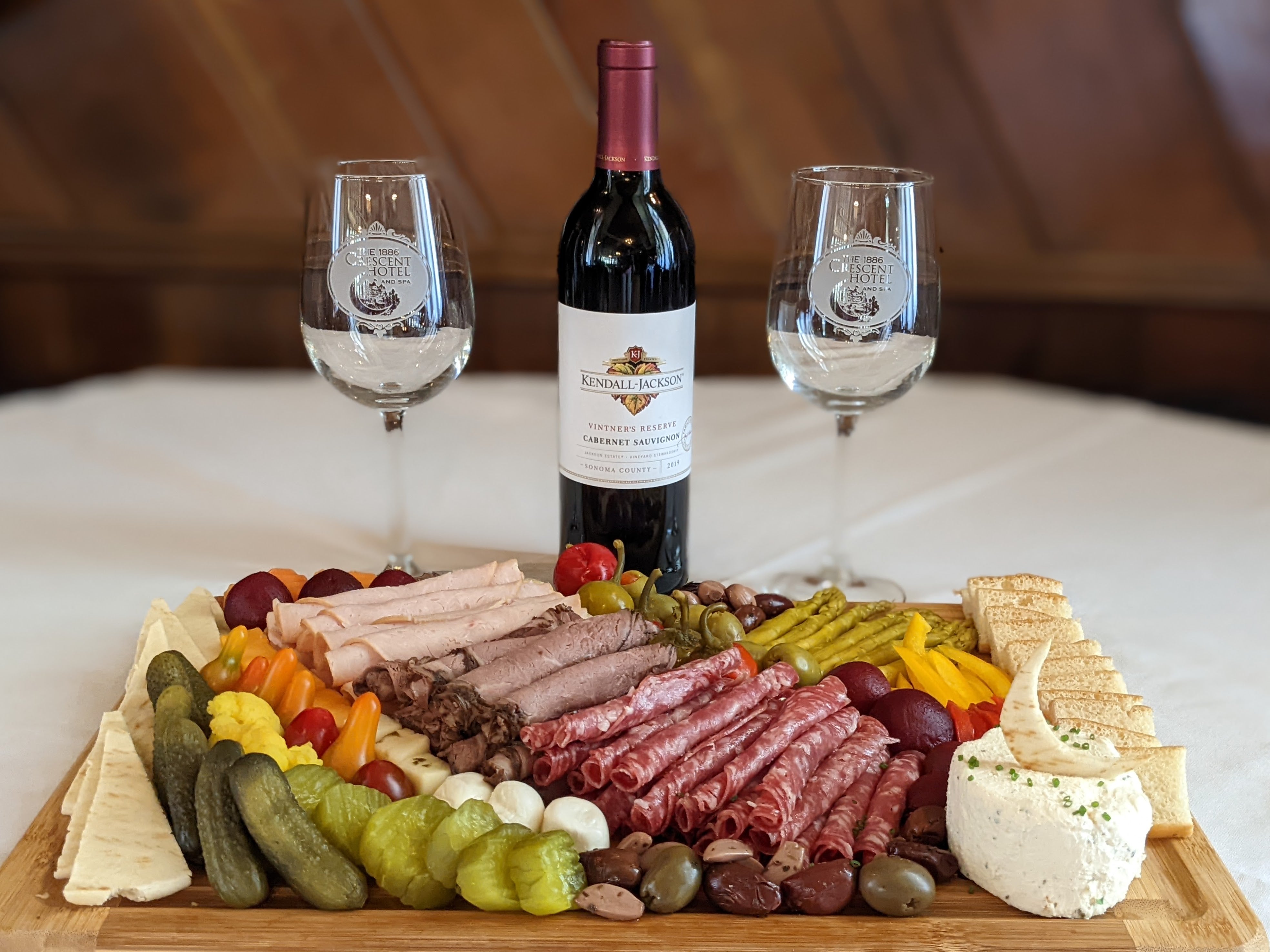 succulent cafe wine charcuterie Chef's Charcuterie Board W/ Red Wine pairing – Shop Crescent Hotel